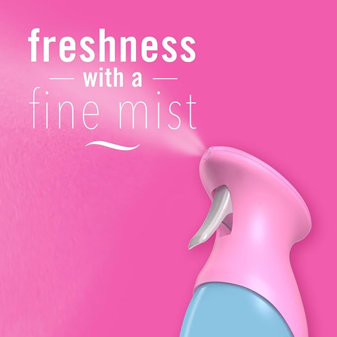 Febreze Air Mist Air Freshener Spray, Odor-Fighting Room Spray, Air Fresheners for Home and Bathroom and Kitchen, Aerosol Can, Downy April Fresh Scent, 8.8oz (Pack of 2)