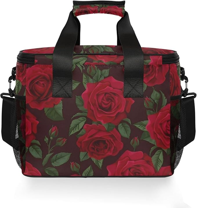 Cooler Bag Insulated Picnic Bag Large Lunch Box Reusable Tote Bag Soft Sided Portable Beach Cooler Grocery Camping