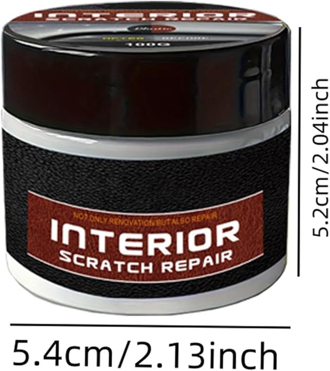 Dashboard Scratch Repair Kit, Car Dashboard Restorer & Protectant With UV Shield, Professional Grade Interior Scratch Repair Wax, Non-Greasy Formula For Dashboards, Trim & Parts