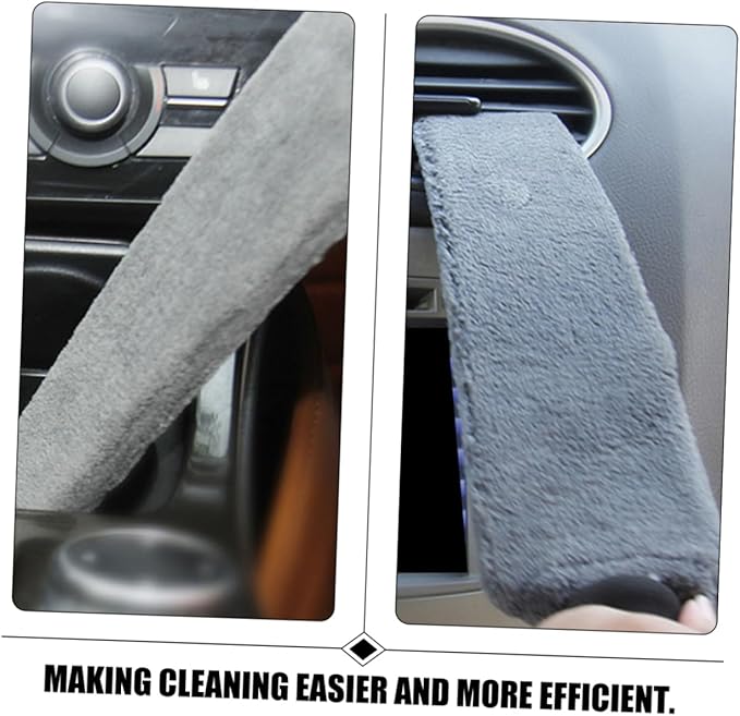 Zerodeko 3pcs Car Interior Duster Microfiber Brush for Car Vent Cleaning Mini Duster Air Vent Cleaner Brush Air Cleaning Tool
