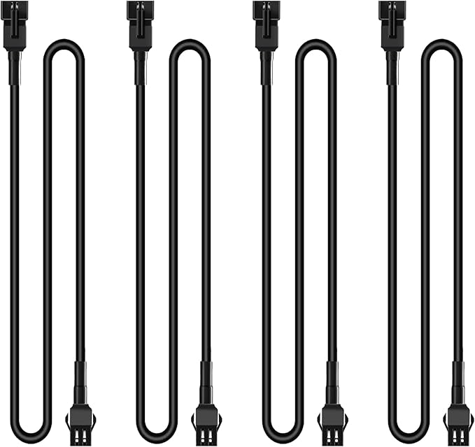 Hovano 4 PCS 60 inch/150cm 2Pin Pure White LED Rock Lights Kit Extension Wire Cable Cord 6/8/12/16/20Pods White Rock Light Kit, Underglow Neon Lights for Trailer Off Road SUV Car