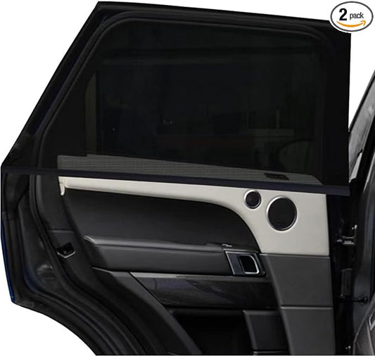 2Pack Mesh Car Window Cover 34" to 43", Window Screen Side Window Car Sun Shade for Camping Overnight Sleeping Baby Feeding, Fit for Most SUVs