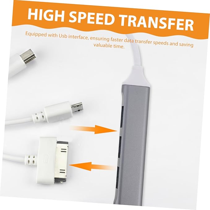 KALLORY USB Hub Ports Expansion for Laptop Desktop Car Gaming Keyboard Mouse Accessory Hub USB Extender
