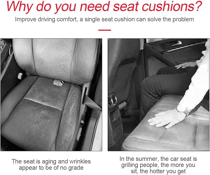 Moly Magnolia Car Seat Cover/Protector, Car Seat Cushion, Breathable, Comfort, Universal for Most Vehicles, Automotive Interior Seat Protector, Car Seat Cover for Men and Women (Beige)