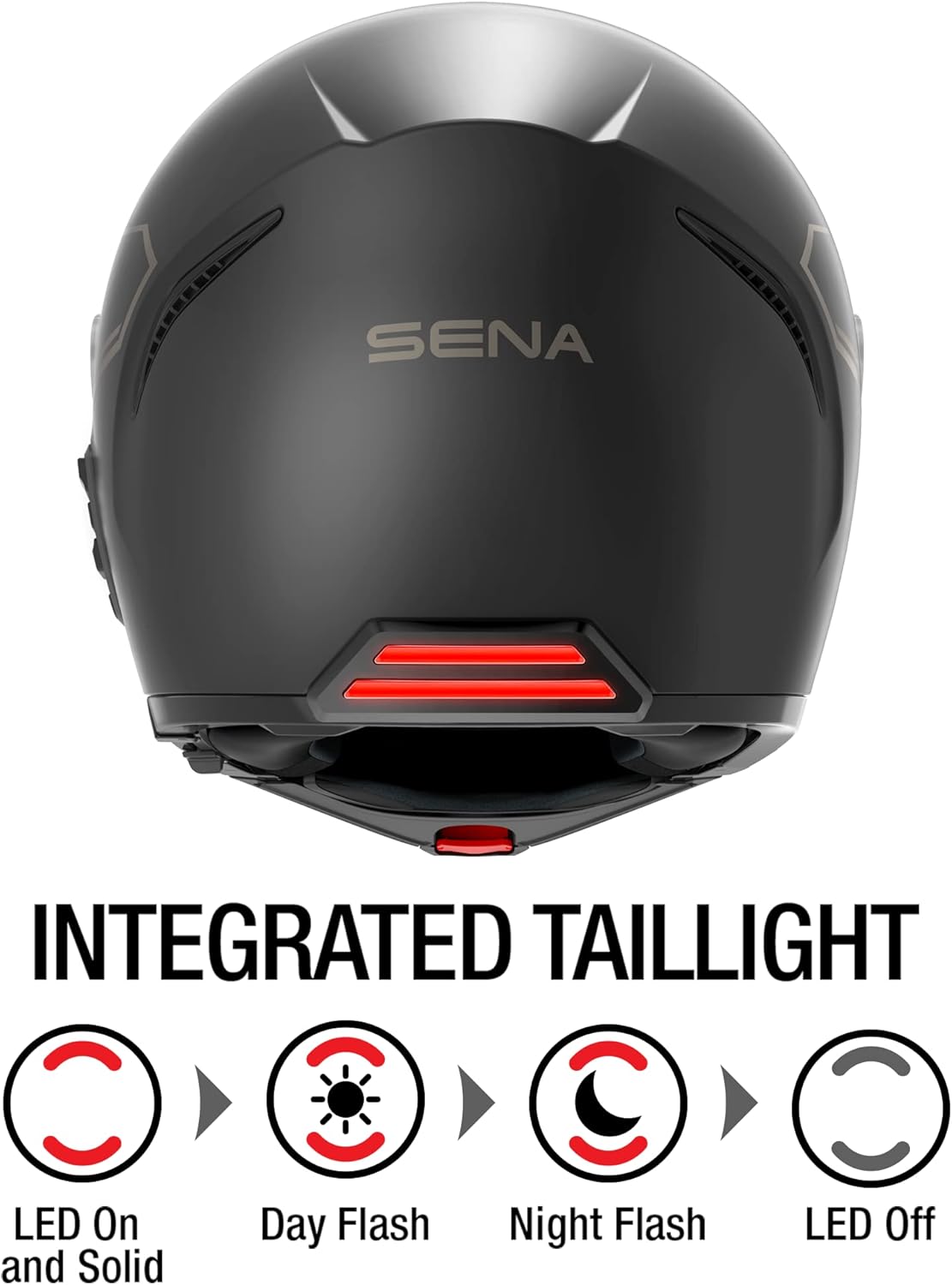 Sena Impulse DOT Flip Up Modular Bluetooth Helmet w/Sound by Harman Kardon Dual Visor Helmet with Integrated Mesh Intercom System / MP3 / Voice Dial (Matte Black, Medium)