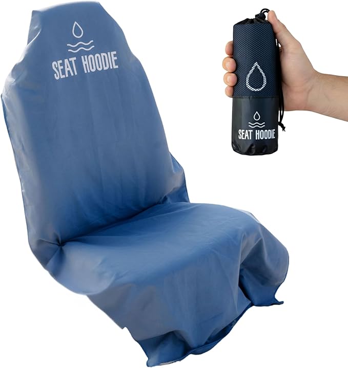 Car Seat Towel | Premium Microfiber Towel Seat Covers for Cars | Universal Fit & Machine Washable | Portable Car Seat Towel Cover After Gym, Yoga, Beach Navy