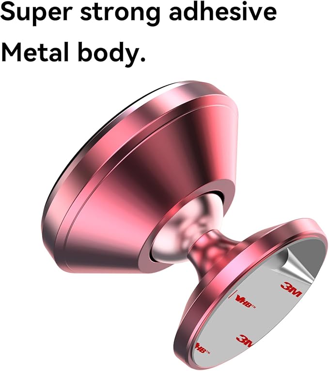 Coolpow【2 Packs 】Magnetic Phone Holder for car【Strong Magnet】phone holders for your car phone holder Mount for Car【4 Metal Plate】Universal Dash cell phone car mount for iphone Samsung car accessories