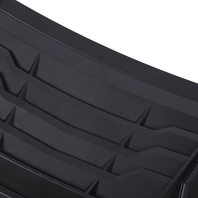 aqxreight Hood Air Intake Vent Scoop Cover ABS Excellent Heat Dissipation Sporty Look Bonnet Air Vent Cover Fit for XLT XLS XL 2015 to 2022 (Matte Black)