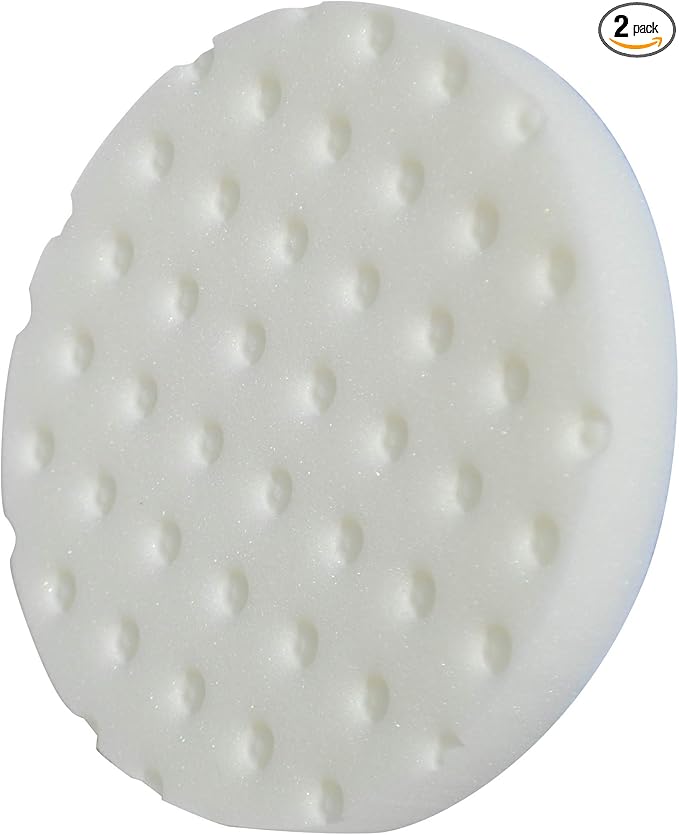 Shurhold 6½" Buff Magic Foam Pad (2 pack) - 6.5" Cutting Pad for Gelcoat & Paint, Cooler & Smoother Performance