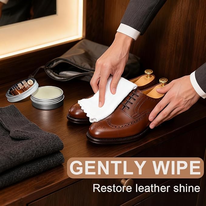 Leather Cream, Cleaner & Conditioner - Restores & Protects for Couches, Car Seats, Furniture, Shoes, Leather Product ect.