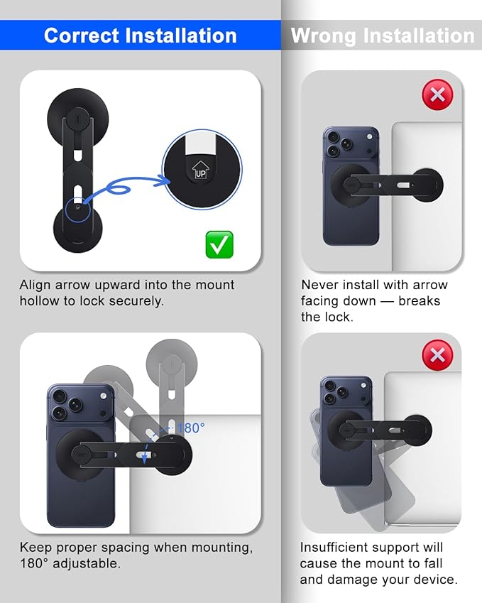 Magnetic Tesla Phone Holder, MagSafe Laptop Phone Mount for iPhone 17/16/15/14/13/12 Pro Max, Car Magnetic Phone Mount for Tesla Model 3/ ModelY/X/S (Black)