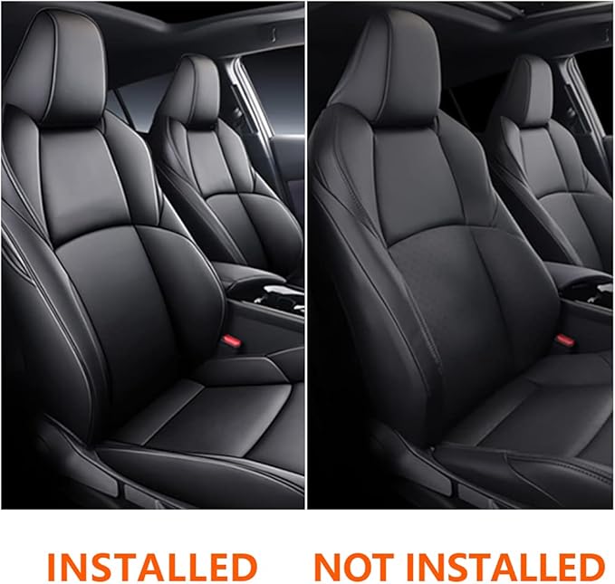 AOMSAZTO Car Seat Cover for Mazda 3 2019 2020 2021 2022 2023 2024 2025 2026 - Full Set Customized Black Faux Leather Seat Covers