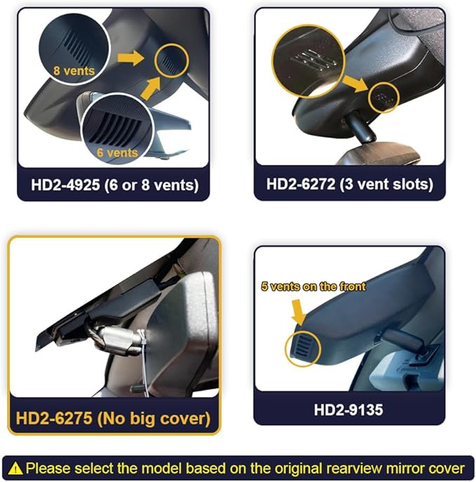 Fitcamx 4K Dash Cam Suitable for GMC Sierra 1500 2500HD 3500HD (HD2-6275, Small Cover) 2020-2026, OEM Factory Look, UHD 2160P Video, WiFi & APP, Loop Recording, G-Sensor, Plug & Play, 64GB Card
