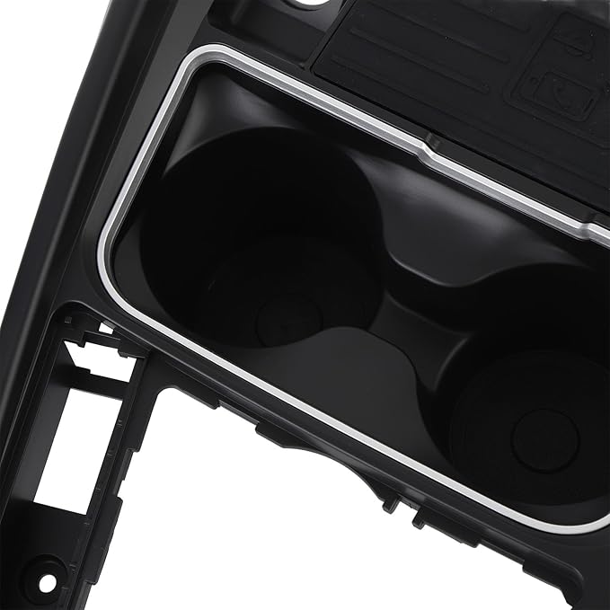 15W Car Wireless Charger Center Console Fast Charge Pad Fit for 3 Series F30 F31 F35 2013 to 2019 Cup Holder Phone Tray Rugged ABS Charging Dock Replacement Interior Accessory