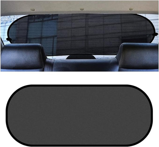 Car Rear Window Sunshade with Suction Cup, Sun UV Rays Protection for Car Back Window, Sunlight Shield Blocker Mesh Cover for Rear Facing Seats, car Accessories for Baby, Pets, Children （39"x19"/Rear）