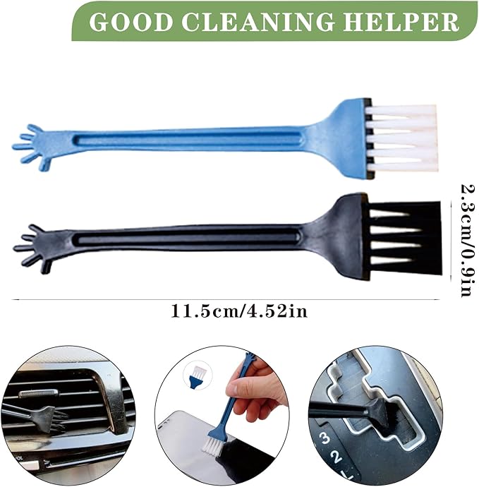 18Pcs Crevice Gap Cleaning Brush,Door Window Track Groove Corner Crevice Cleaning Brushes for Cleaning Window Grooves, Bathroom, Toilet Corner, Kitchen, Faucet, Sink(18PCS)