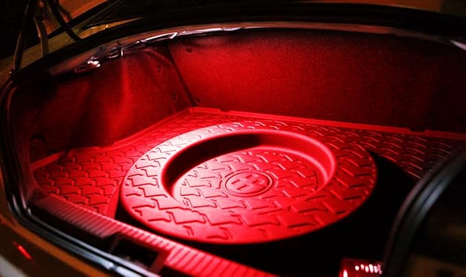 iJDMTOY 18-SMD-5050 LED Strip Light Compatible with Car Trunk Cargo Area or Interior Illumination, Brilliant Red