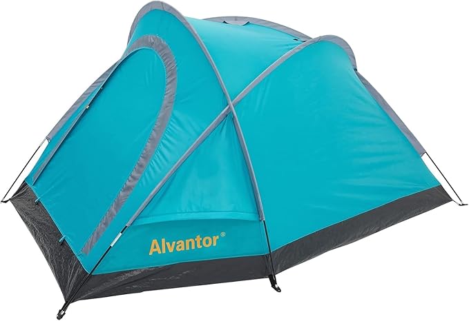 Alvantor® Beach Tent Beach Umbrella Outdoor Sun Shelter Cabana Automatic Instant Pop-Up UPF 50+ Portable Beach Shade Camping Fishing Hiking Canopy Easy Set Up Light Weight Windproof for 2-3 Person