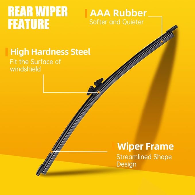 MIKKUPPA 22"+22"+11" Wiper Blades, Replacement for 2018-2025 Ford Expedition Lincoln Navigator Original Factory Quality Front Rear Wipers- All Season Wiper Blades, Pack of 3