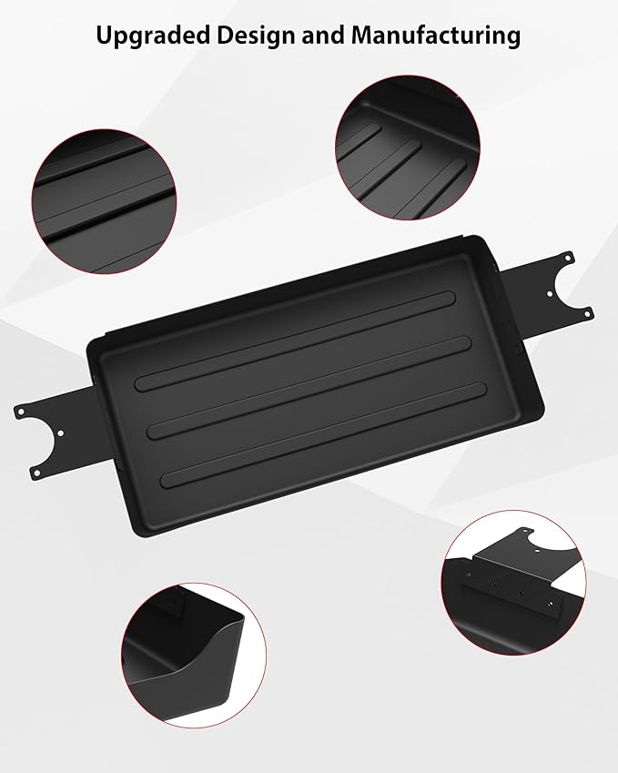SAUTVS Rear Overhead Storage Tray for Club Car Tempo 2025 Golf Cart Accessories, Roof Rear Storage Box Ceiling Organizer Tray Compatible with Club Car Tempo 2025 Standard Factory Golf Cart