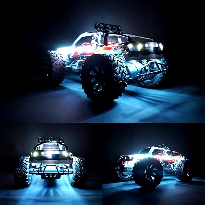 Waterproof LED Light Strips for RC Cars Trucks Airplanes Boats Drones Fixed Wing AR Wing Model Underglow Light (White)