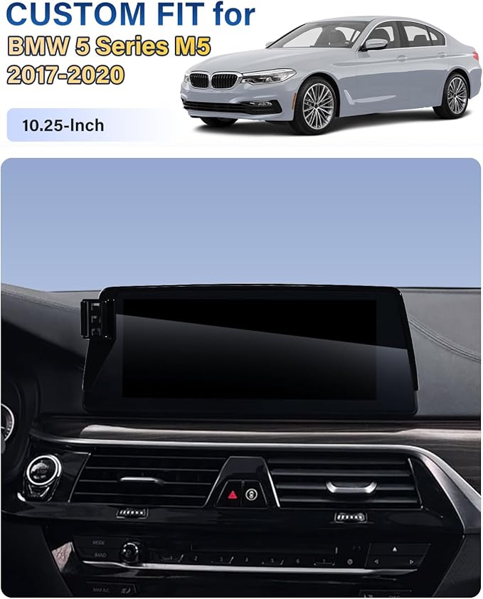 SKYLOTEC Car Phone Holder for BMW 5 Series M5 2017 2018 2019 2020 Accessories 10.25-Inch Screen Fixed Clip, Automobile Cradles Phone Mount, Cell Phone Base Not Block Air Vent