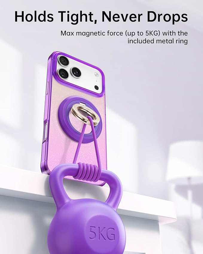 SYNCWIRE for MagSafe Phone Grip, Valentine's Galentine's Day Birthday Gifts for Her Women Mom Girlfriend Best Friends Sister Wife Teen Girl Magnetic Phone Ring Holder Kickstand