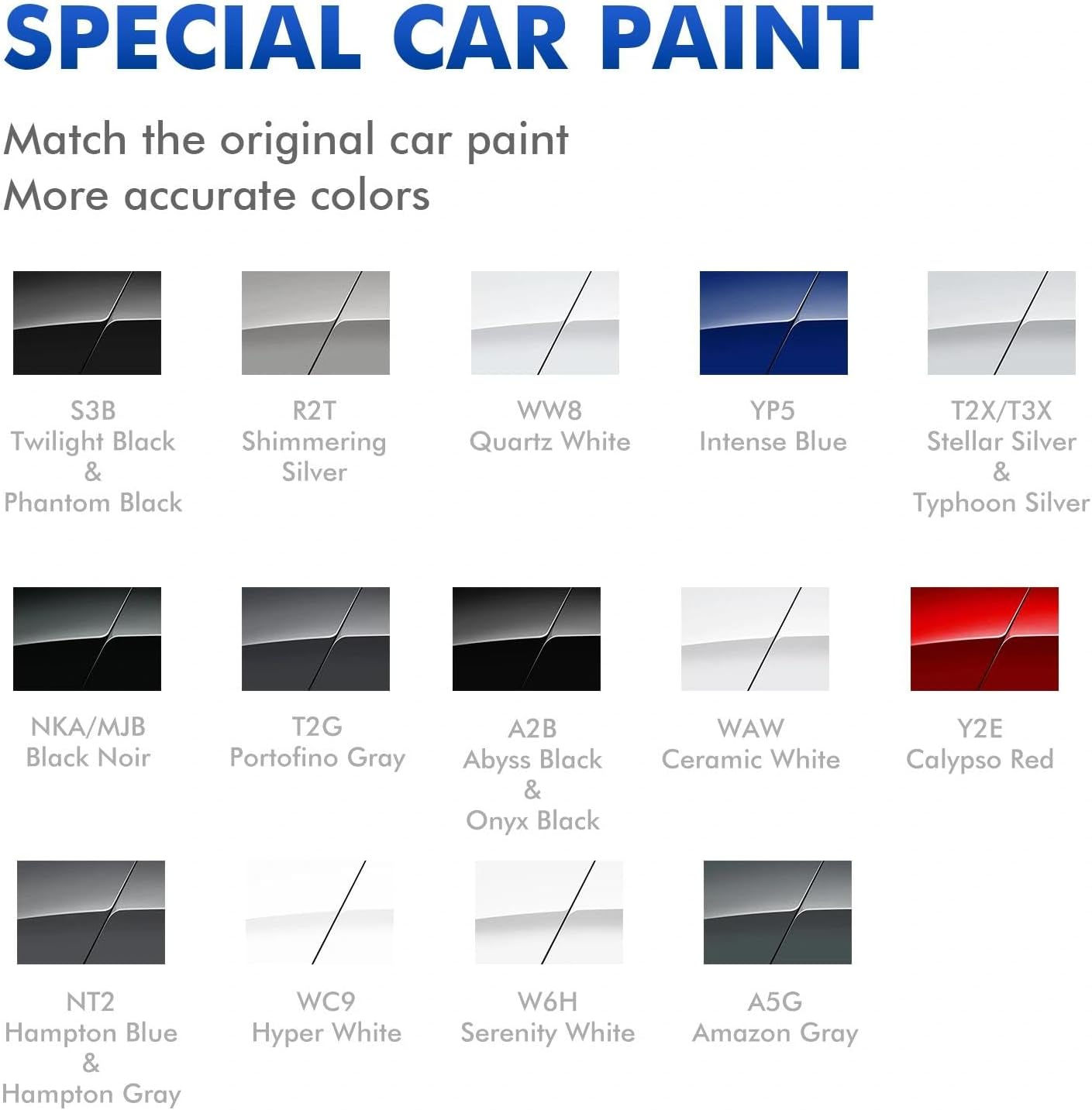 Black Noir (NKA/S3B) Touch Up Paint Compatible with Hyundai, DIY Car Paint Scratch Repair, Automotive Paints, Quick & Easy Fix Scratch Repair for Tucson/Elantra/Venue/Santa Fe/Ioniq