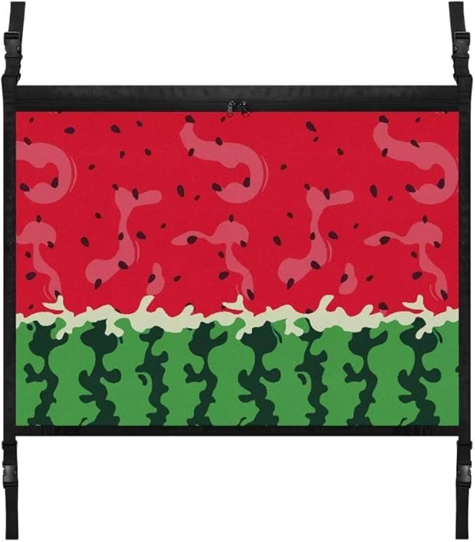 Watermelon Pattern Car Roof Storage Bag Car Storage Bag Organizer Premium Car Seat Organizer Can Hold Mobile Phone, Wallet, Glasses
