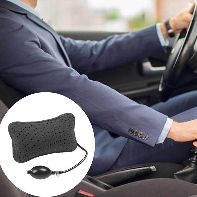 OhMill Inflatable Back Supports Lumbar Support Cushion Lumbar Support Pillow Car Seat Cushion Back Pain Car Seat Pillow