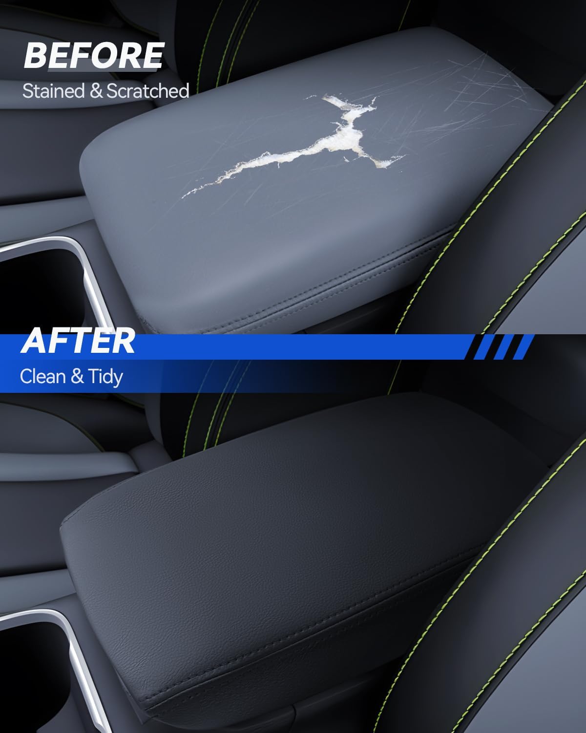 Armrest Cover for 2024 2025 Lexus GX550 Premium/GX 550 Luxury/GX 550 Overtrail Accessories Center Console Middle Lid Pad Protector for Car Elbow Rest