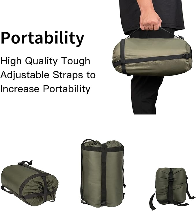 Poncho Liner Military Insulation Blanket Camo with Compression Carry Bag for Outdoors Hiking Jungle Hunting Gear