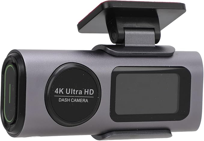 4K Front 1080P Rear Dual Dash Cam G Sensor Parking Mode Loop Recording with APP Control for Car 135° Wide Angle Night Vision Type C Interface
