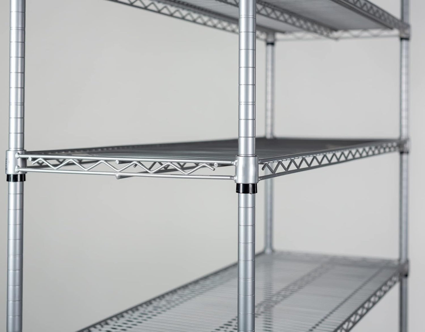 Omega 36" Deep x 72" Wide x 86" High 3 Tier Gray Starter Shelving Unit