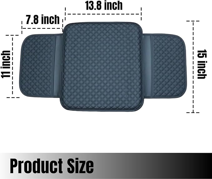 KAELTHAS Comfortable Car Center Console Cushion Armrest Dog Cat Paws Protect Cover Non-Slip with 2 Storage Bags for Cars SUVs CUVs Interior Accessories (Black, Extra Large)