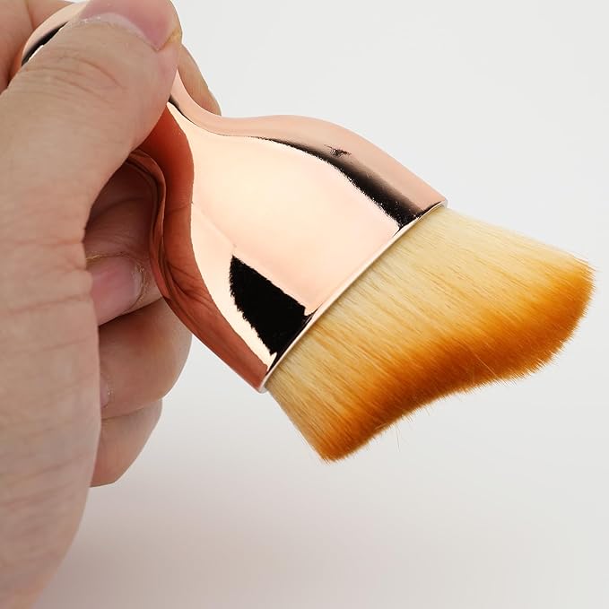 Car Detailing Brush, Soft Bristle Cleaning Brush, Scratch-Free Auto Duster Tool for Dashboard, Air Vents, Leather & Interior Cleaning (Rose Gold)