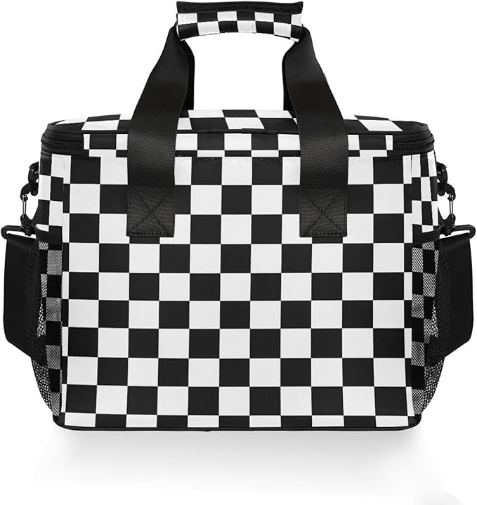 Cooler Bag Insulated Picnic Bag Large Lunch Box Reusable Tote Bag Soft Sided Portable Beach Cooler Grocery Camping