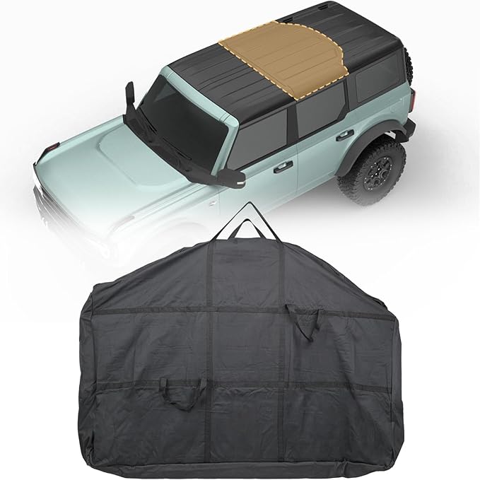 Hard Top Storage Bag fit for Fit for 2021-2026 Ford Bronco 4-Door Middle Top
