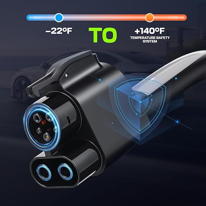 NACS to CCS1 Charger Adapter Compatible with Tesla Superchargers, Upgraded Tesla Supercharger to CCS1 Charger Adapter (500A, 1000V), Fast Charge for Electric Vehicle