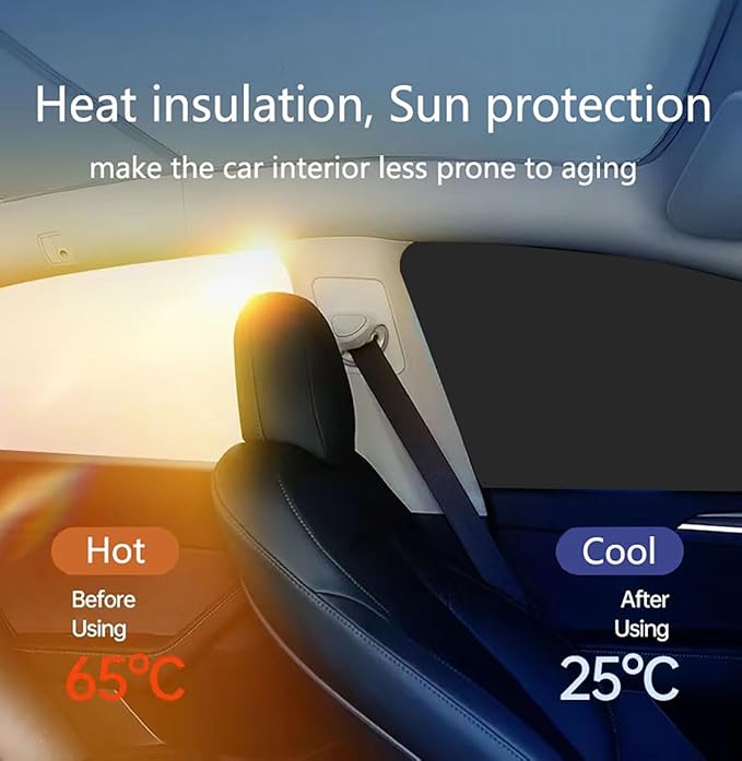 Car Side Window Sun Shades, 4PCS Window Sunshades Privacy Curtains, 100% Block Light for Breastfeeding, Taking a nap, Changing Clothes, Camping (Front&Back 4pcs)