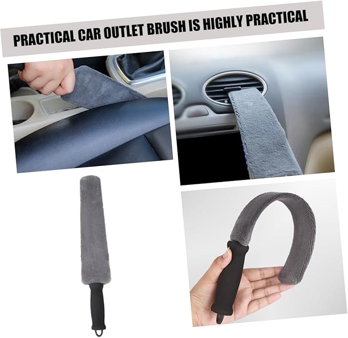 PRETYZOOM 5pcs Car Vent Cleaner Brush Soft Bristle Detailing Tool for Automotive Air Conditioning Outlets Lightweight and Portable Car Cleaning Brush for Use
