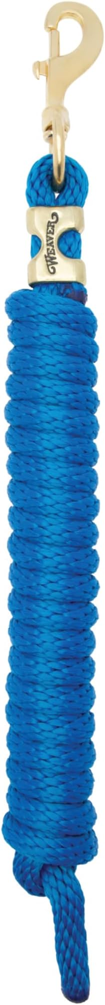 Weaver Equine Performance Lead Rope, Long Horse Lead Rope with Quick Halter Attachment, Soft Comfort Grip, Barn Horse Tack for Daily Use & Showing
