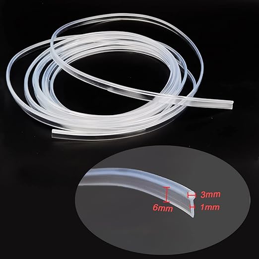 3.0mm Plastic Skirt Side Glow Optic Fiber Cable Car Light Decor (5meters/16ft Long)