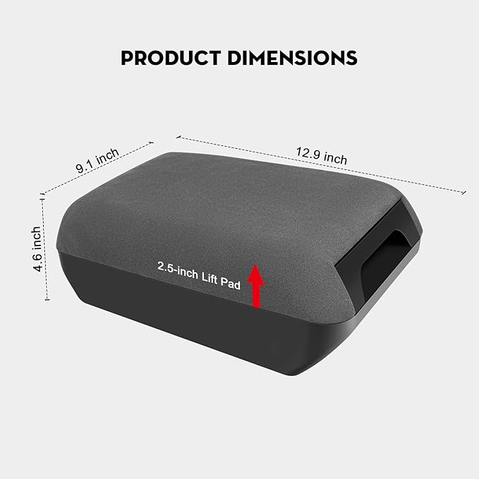 Armrest Box Cover for 2026 Tesla Model Y Juniper [Elevated] Soft Felt Center Console Armrest Cover Cushion for 2025-2026 New Model Y & 2024-2026 Model 3(Standard, Premium & Performance)