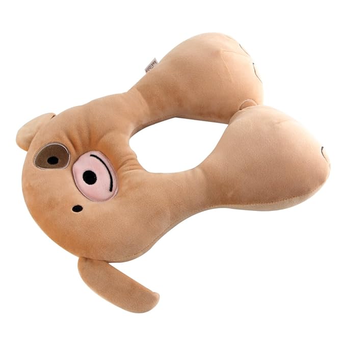 KAKIBLIN Baby Neck Pillow, Upgraded Baby Support Pillow,Head Pillows for Carseat, Newborn Neck Support for Car Seat, Stroller, Pushchair,Travel(Brown)