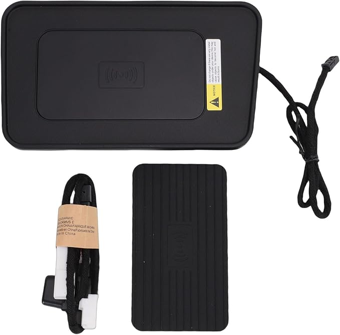 Keenso Car Wireless Charger Pad, Car Wireless Mobile Phone Charging Pad Non Slip Safe Replacement for 2013 to 2019