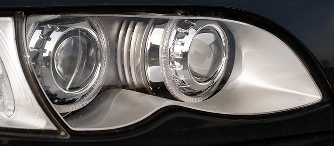 iJDMTOY 3.0-Inch H1 Bi-Xenon Projector Lens Compatible With Car Lighting Retrofit, Custom DIY Job, For Off-Road Use Or Show Purpose