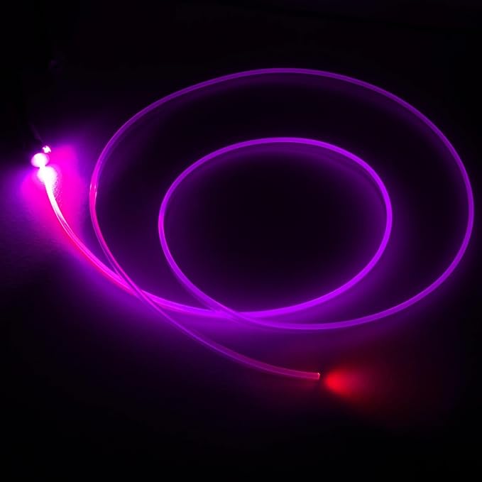 ORACLE Lighting 4231-333-5 Universal Set of 5 ColorSHIFT Fiber Optic LED Light Heads with Wireless Remote and Power Aux Cord - Integrated Edge for Easy Installation