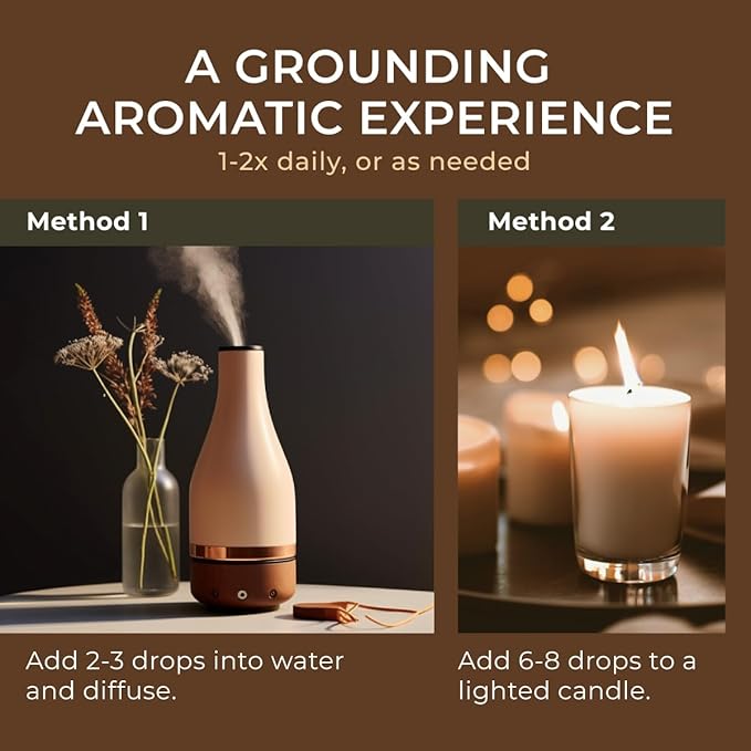 100% Pure Roman Chamomile Essential Oil - 0.34 Fl Oz - Roman Chamomile Oil for Hair, Skin, Diffuser, Aromatherapy & DIY Candle Making Scent