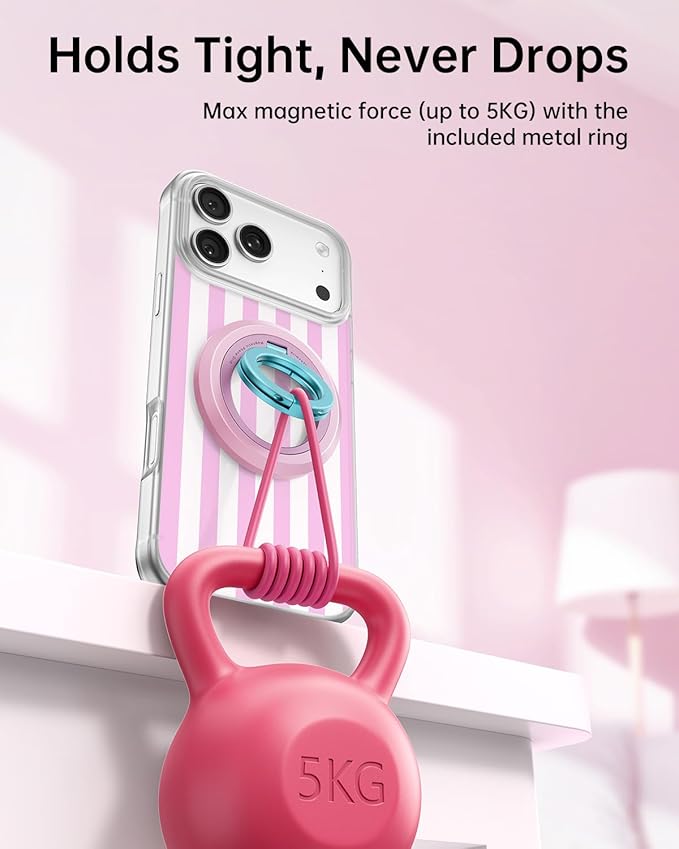 SYNCWIRE for MagSafe Phone Grip, Valentine's Galentine's Day Birthday Gifts for Her Women Mom Girlfriend Best Friends Sister Wife Teen Girl Magnetic Phone Ring Holder Kickstand